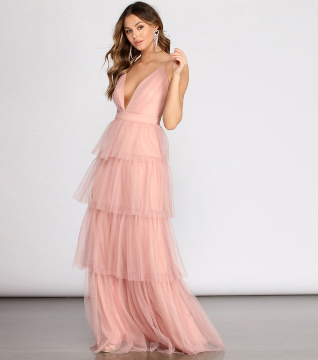 Perrie Formal Layered Tulle Dress | Windsor